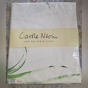 ​Carole Nevin Hand-Painted Linen Tablecloth - 2m x 1.5m - Made in Cape Town